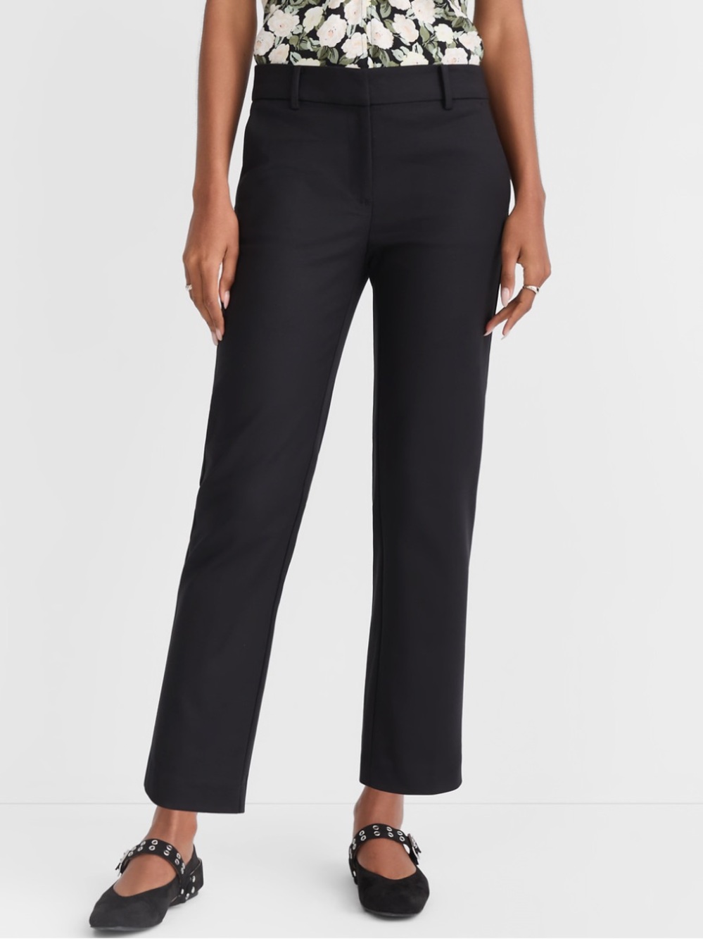 LOFT Riviera Slim Pant in Doubleweave